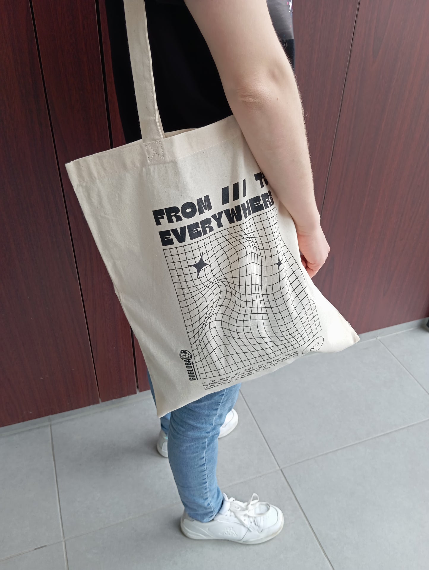 GoGlobal Stofftasche – „From Everywhere to Everywhere“