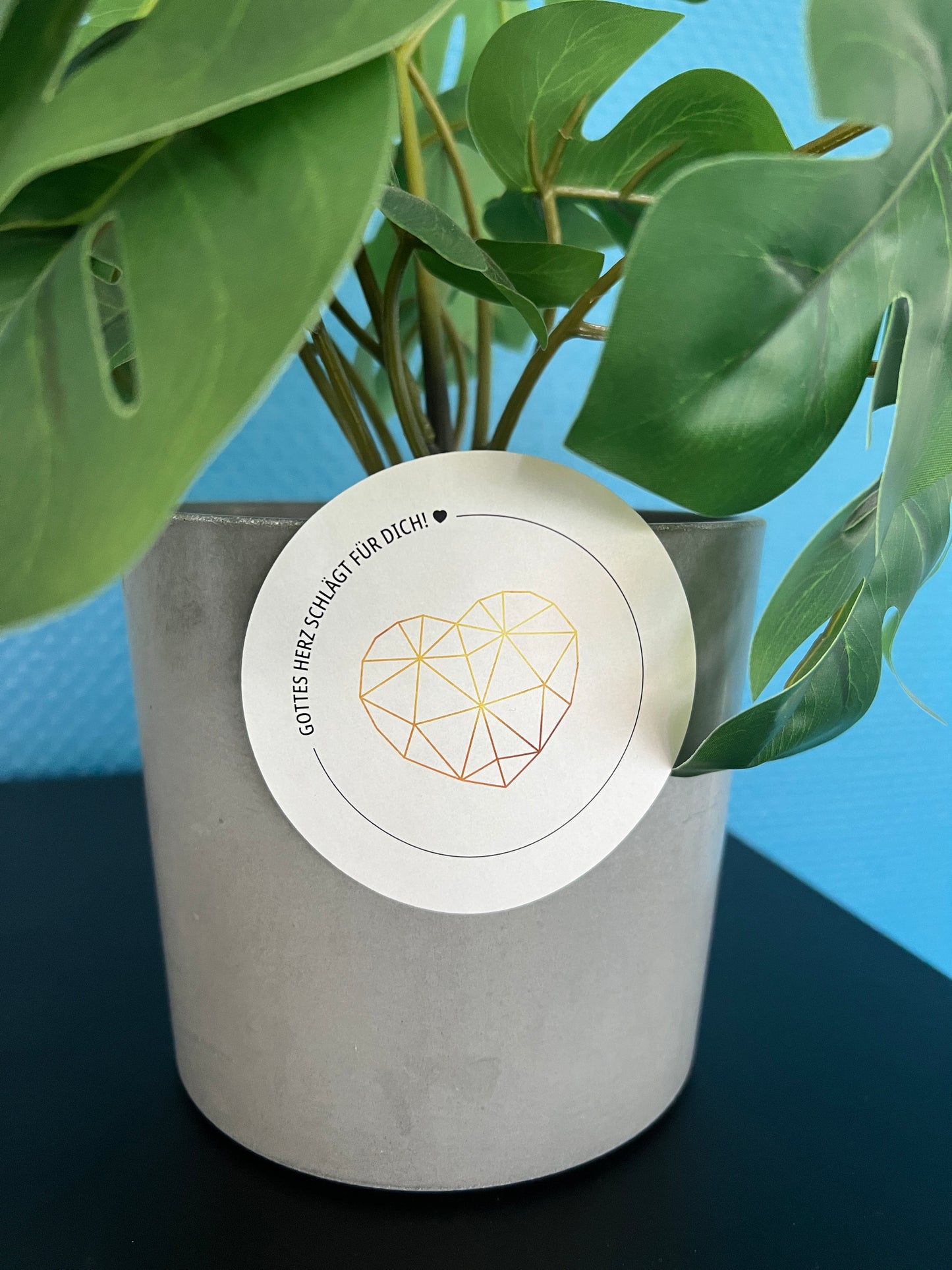 Sticker "Gottes Herz schlägt für dich"