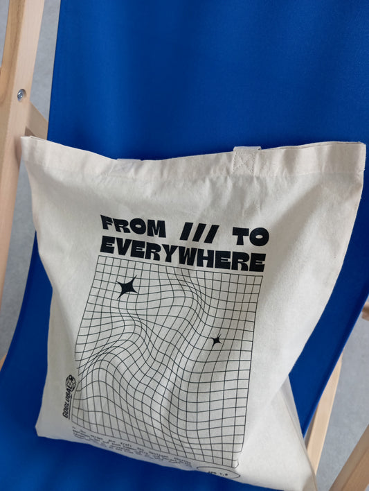 GoGlobal Stofftasche – „From Everywhere to Everywhere“